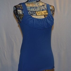 INC Royal Blue Petite Small Tank